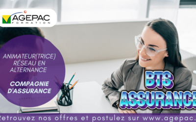 ANIMATEUR(TRICE) RÉSEAU EN ALTERNANCE – COMPAGNIE D’ASSURANCE | REF973AG