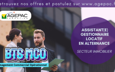 Assistant(e) Gestionnaire Locatif en ALTERNANCE – SECTEUR IMMOBILIER – REF956AG