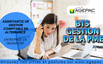 ASSISTANT(E) DE GESTION COMPTABLE EN ALTERNANCE – ENTREPRISE DE TRANSPORT | REF966AG