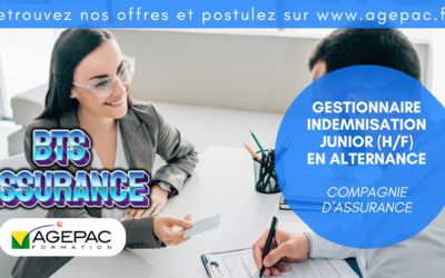 Gestionnaire Indemnisation Junior (H/F) en Alternance – Compagnie Assurance | REF950AG