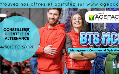 CONSEILLER(E) CLIENTÈLE  EN ALTERNANCE– Article de  SPORT – REF960AG