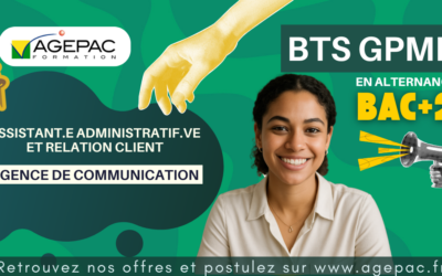 Assistant.e administratif.ve et relation client (H/F) – Agence de communication – BTS GPME en Alternance | REF0015ag