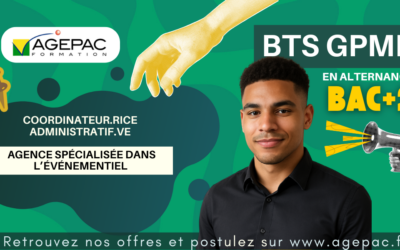 Coordinateur.rice administratif.ve d’événements en alternance – Agence spécialisée dans l’événementiel professionnel et culturel – BTS GPME | ref0013ag